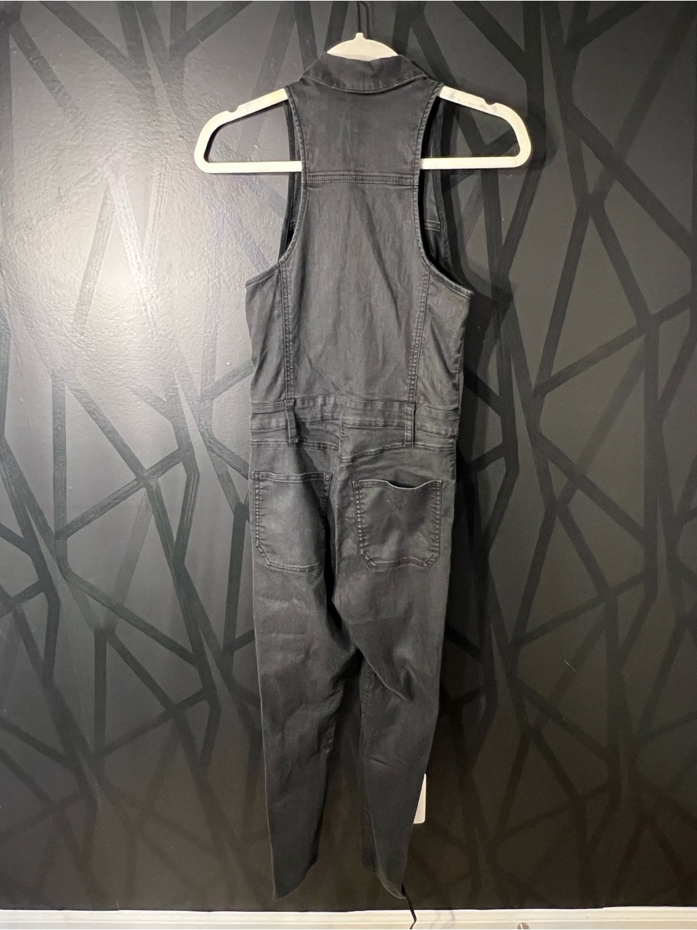 Guess Y2K Black Denim Utility Jumpsuit - Picture 5 of 7